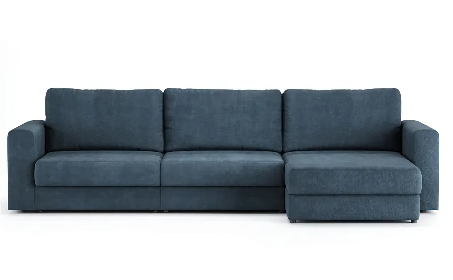 Диван угловой Ларсон 3М Nordic 78 сапфир - 1